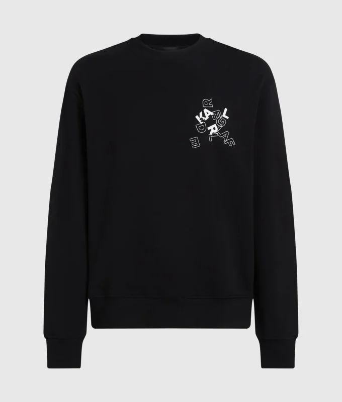 Sweatshirt med logo-bogstaver