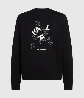 Sweatshirt med logo-bogstaver