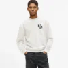Sweatshirt med monogram-patch
