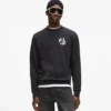 Sweatshirt med monogram-patch