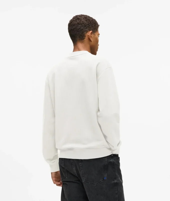 Sweatshirt med monogram-patch