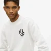 Sweatshirt med monogram-patch