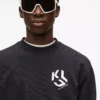 Sweatshirt med monogram-patch
