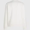 Sweatshirt med monogram-patch
