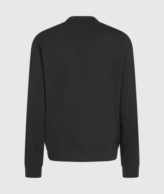 Sweatshirt med monogram-patch