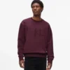 Sweatshirt med pailletmonogram
