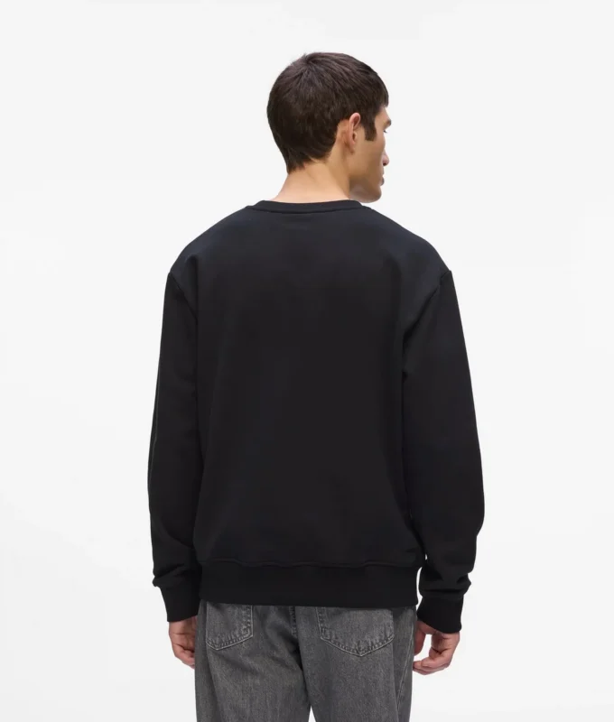 Sweatshirt med pailletmonogram