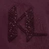 Sweatshirt med pailletmonogram