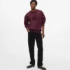 Sweatshirt med pailletmonogram
