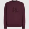 Sweatshirt med pailletmonogram