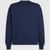 Sweatshirt med præget monogram