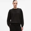 Sweatshirt med rhinestones