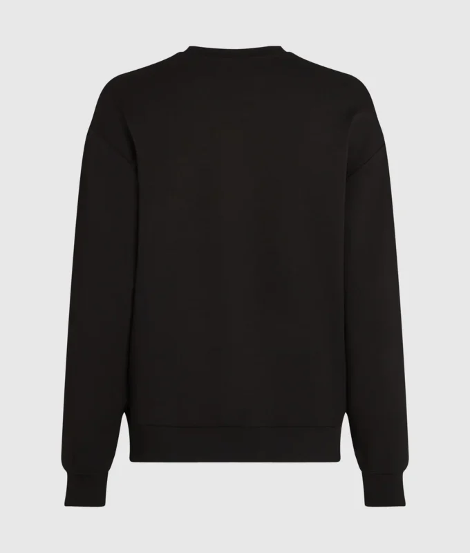 Sweatshirt med rhinestones