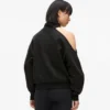 Sweatshirt med udskæring