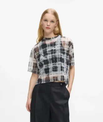T-shirt i ternet mesh