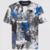 T-shirt med all-over malingseffekt