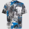 T-shirt med all-over malingseffekt