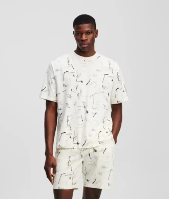 T-SHIRT MED ALL-OVER-PRINT