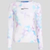 T-SHIRT MED BLOMSTERMØNSTER