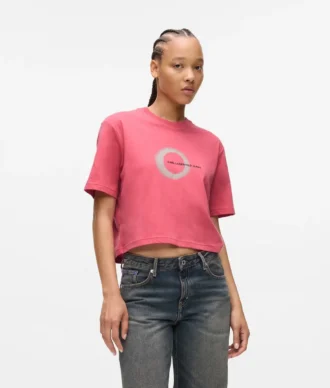 T-shirt med firkantet eclipse-logo