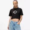 T-shirt med firkantet eclipse-logo