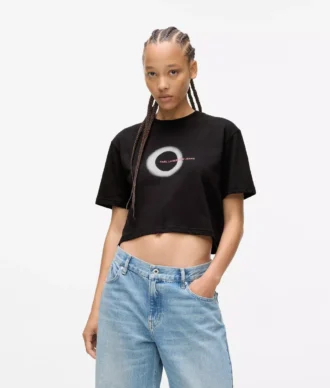 T-shirt med firkantet eclipse-logo