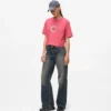 T-shirt med firkantet eclipse-logo