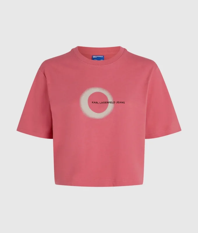 T-shirt med firkantet eclipse-logo