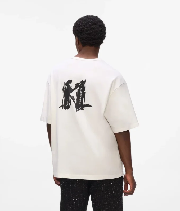 T-shirt med grafisk monogram