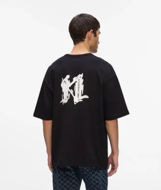 T-shirt med grafisk monogram