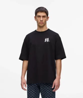 T-shirt med grafisk monogram