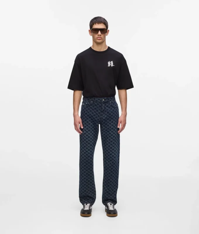 T-shirt med grafisk monogram