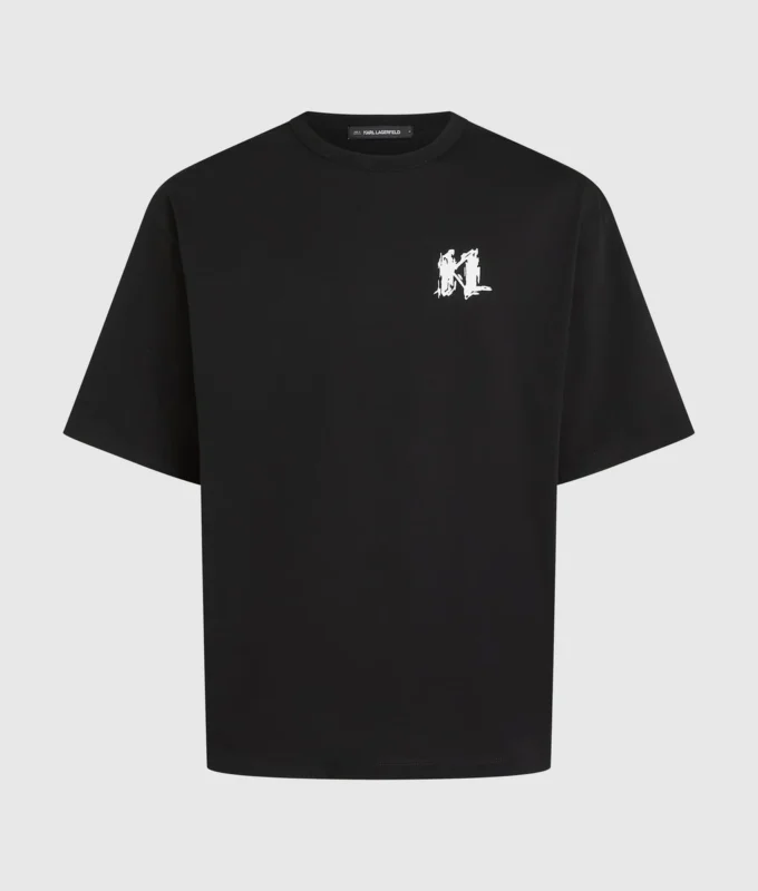 T-shirt med grafisk monogram
