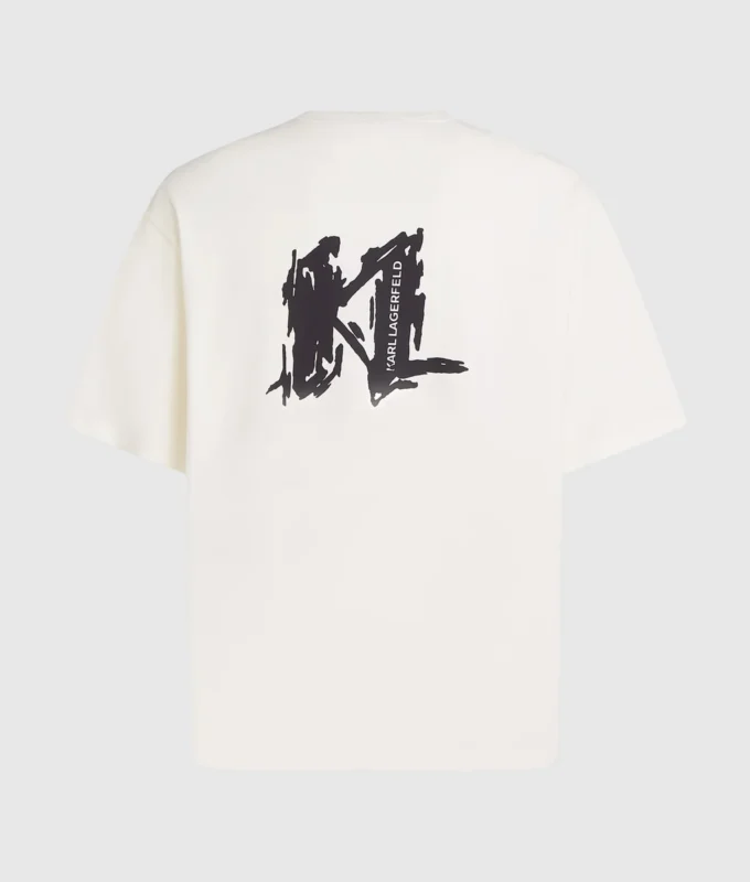 T-shirt med grafisk monogram