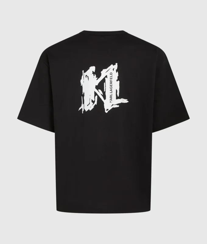 T-shirt med grafisk monogram