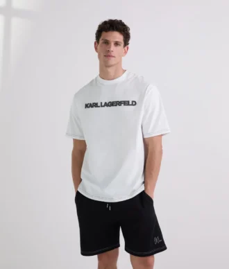 T-SHIRT MED KONTRASTSTING