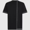 T-shirt med kontrastsyninger
