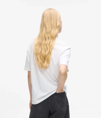 T-shirt med konturlogo