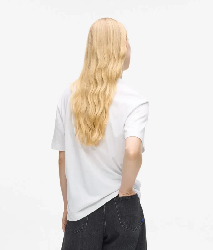T-shirt med konturlogo