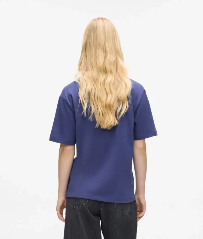 T-shirt med konturlogo