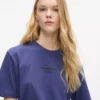 T-shirt med konturlogo