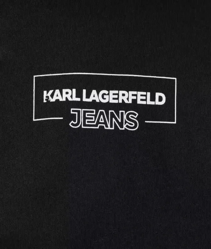 T-shirt med konturlogo