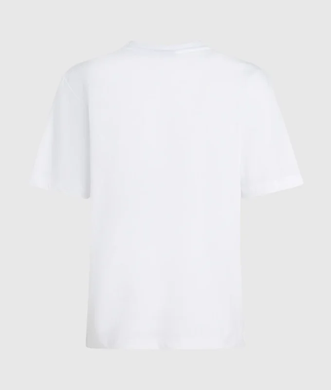 T-shirt med konturlogo