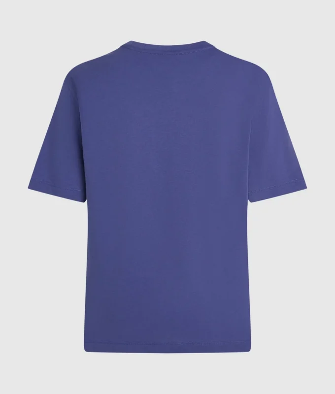 T-shirt med konturlogo