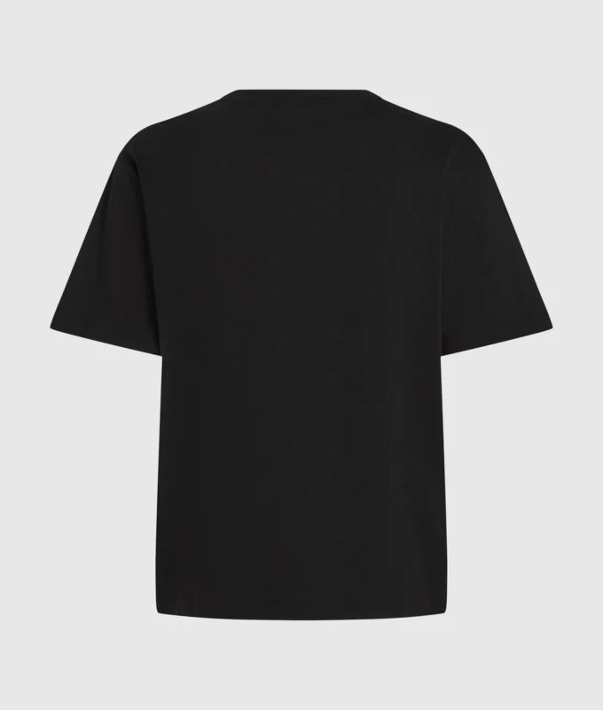 T-shirt med konturlogo