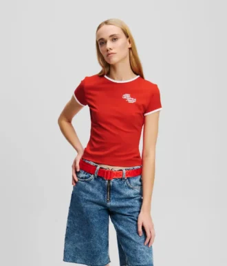 T-SHIRT MED KORT ÆRME