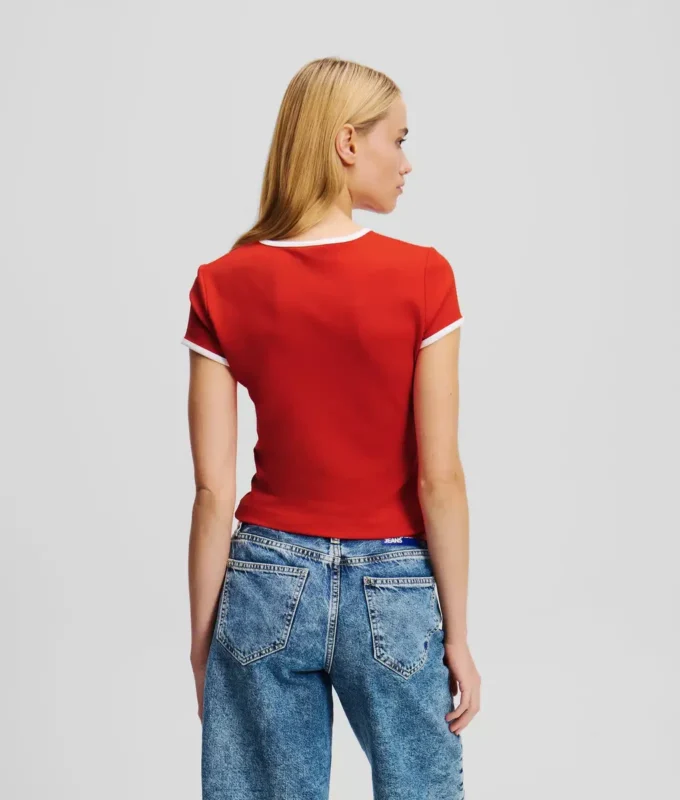 T-SHIRT MED KORT ÆRME