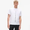T-shirt med lodret logo