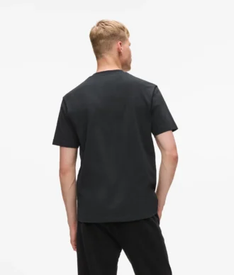 T-shirt med lodret logo