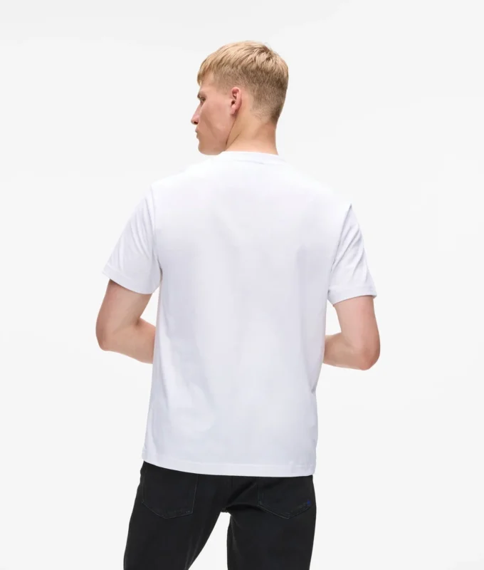 T-shirt med lodret logo